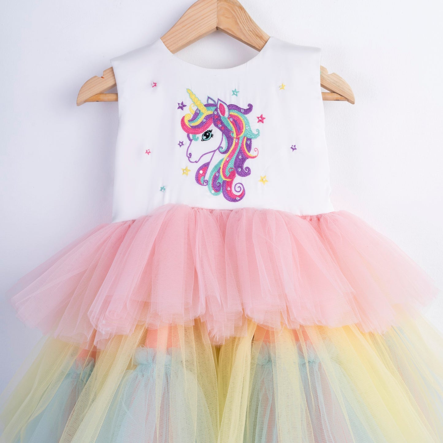 RAINBOW UNICORN FROCK