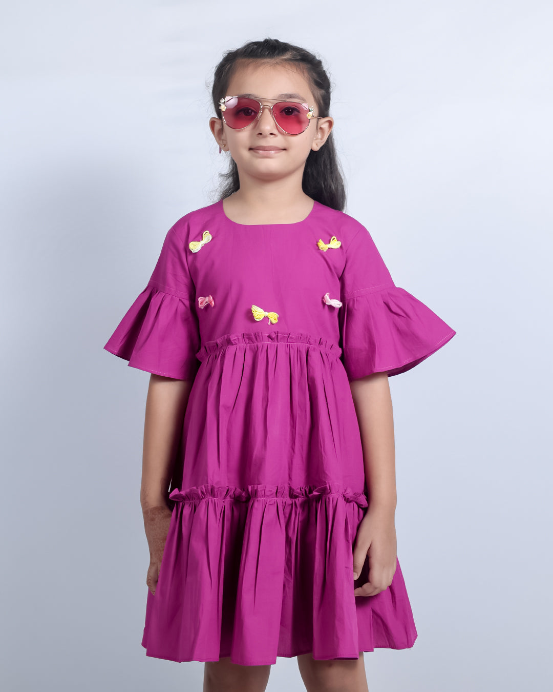 TWO TIER FLARE DRESS