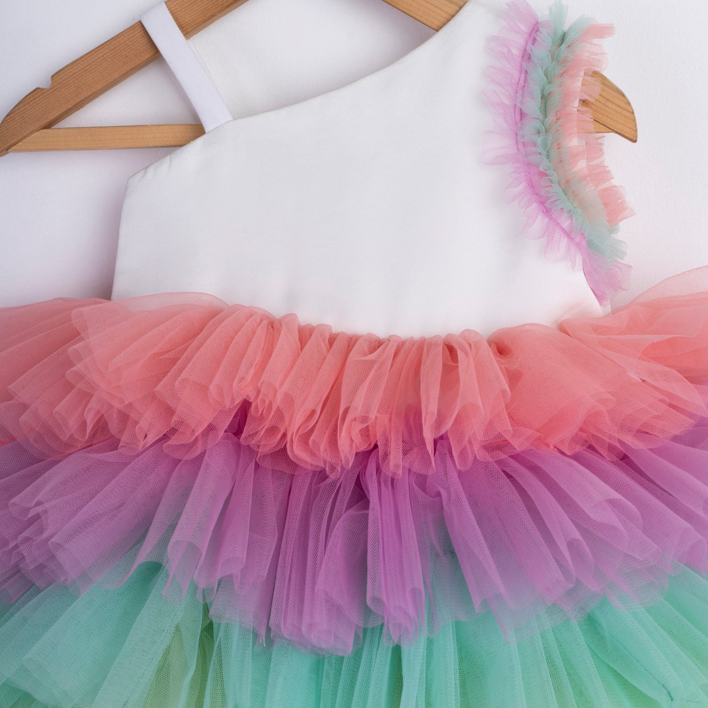 MULTICOLORED LAYERED FROCK