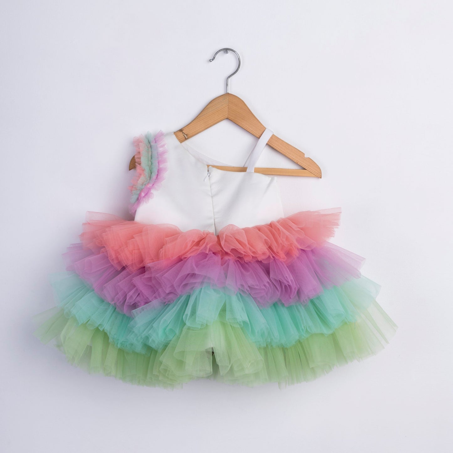 MULTICOLORED LAYERED FROCK