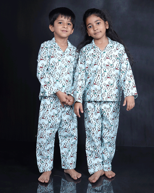 PENGUIN PRINTED Flannel NIGHTSUIT