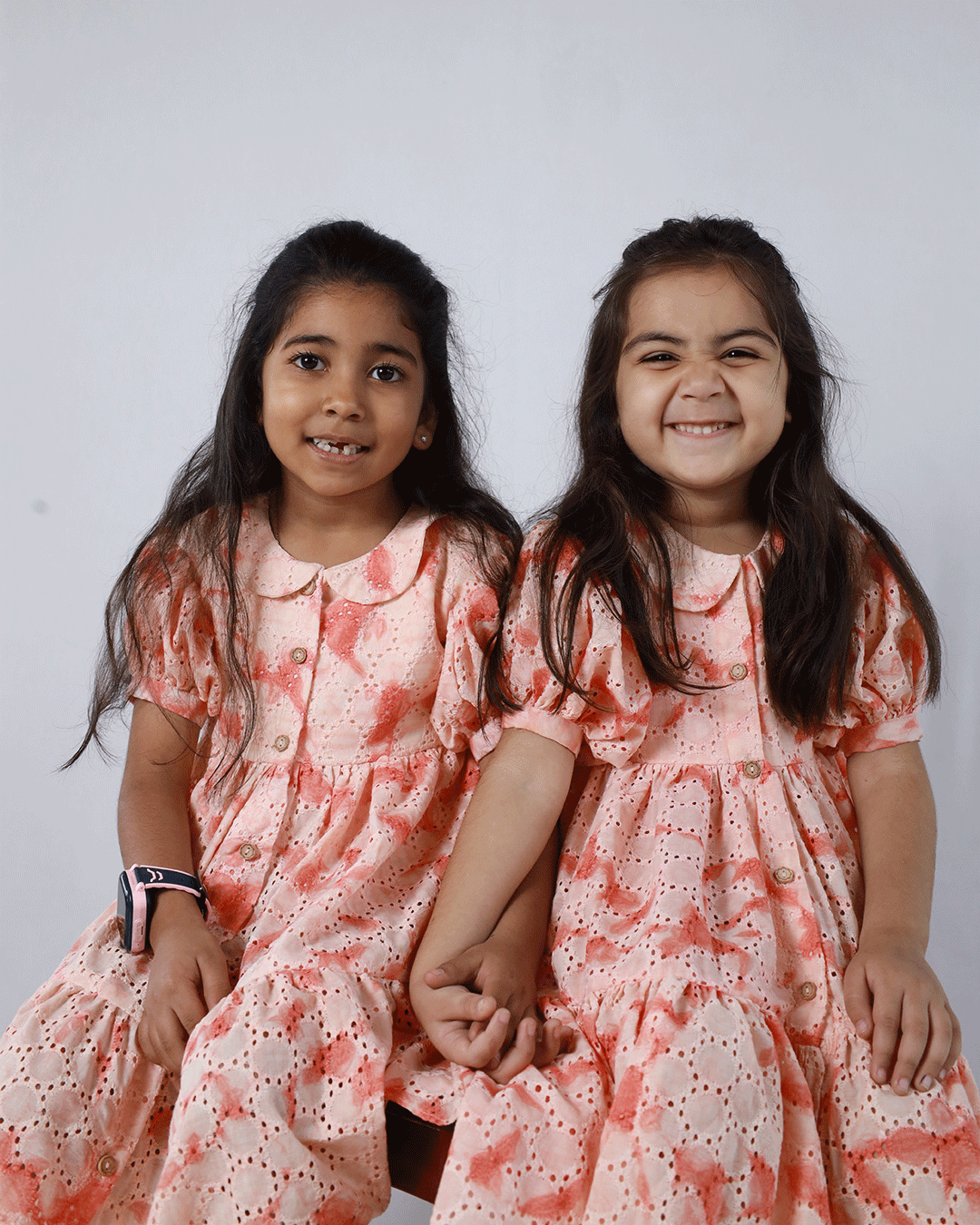 PEACH SCHIFFILI FROCK