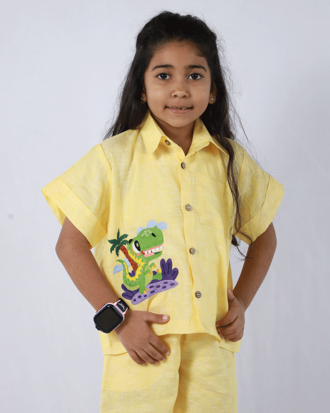 LINEN DINOSOUR CO-ORD SET