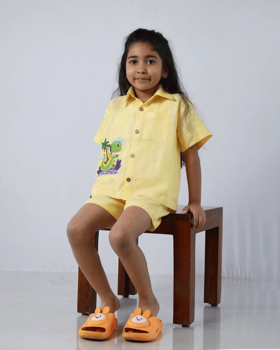 LINEN DINOSOUR CO-ORD SET