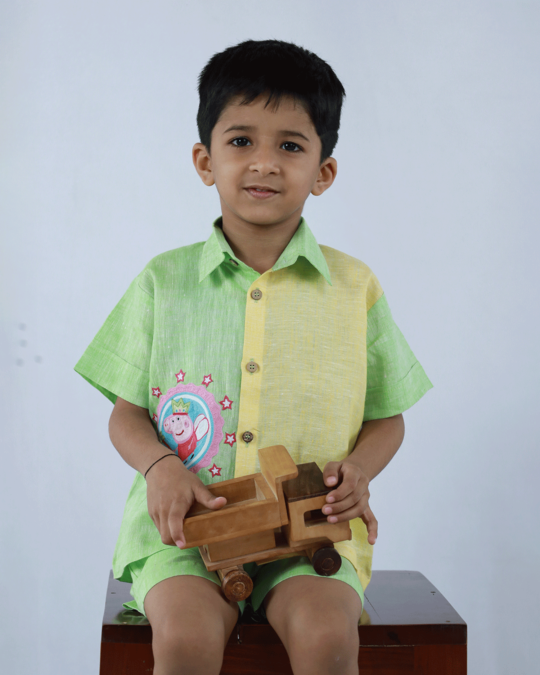 LINEN PEPPA PIG CO-ORD SET