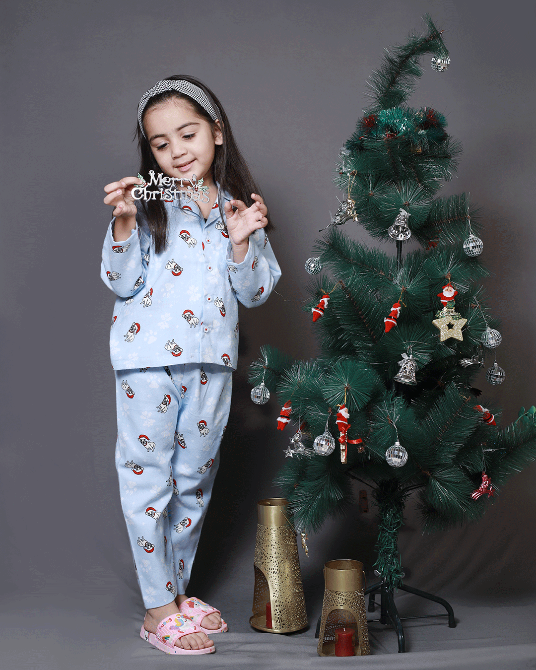 DOG PRINTED Flannel NIGHTSUIT
