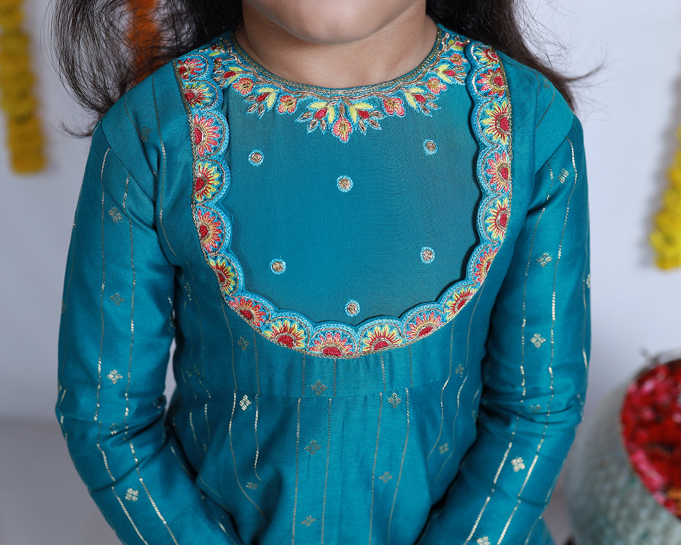 RAMA KURTA AND SHARARA SET