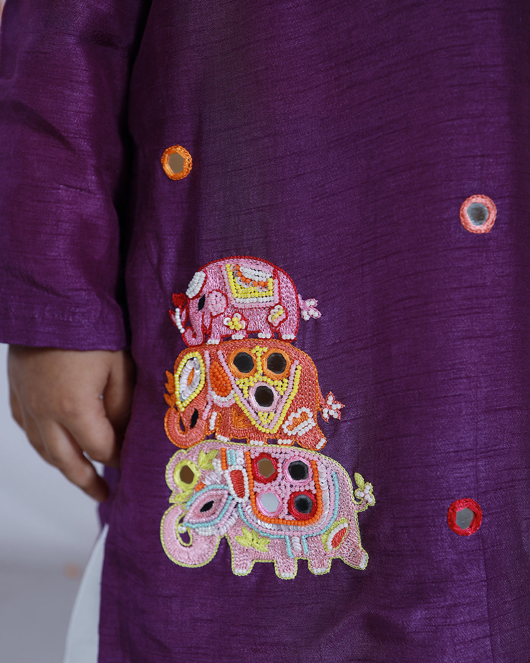 ELEGANT PURPLE BOY’S KURTA SET
