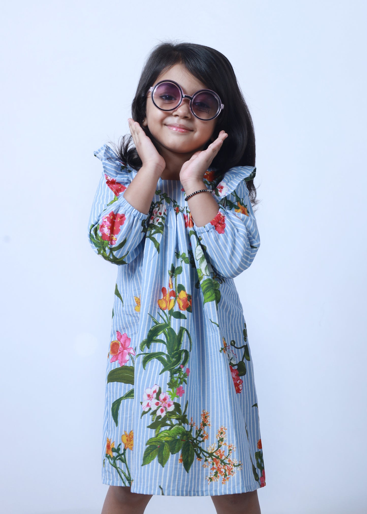 BLUE AND WHITE FROCK