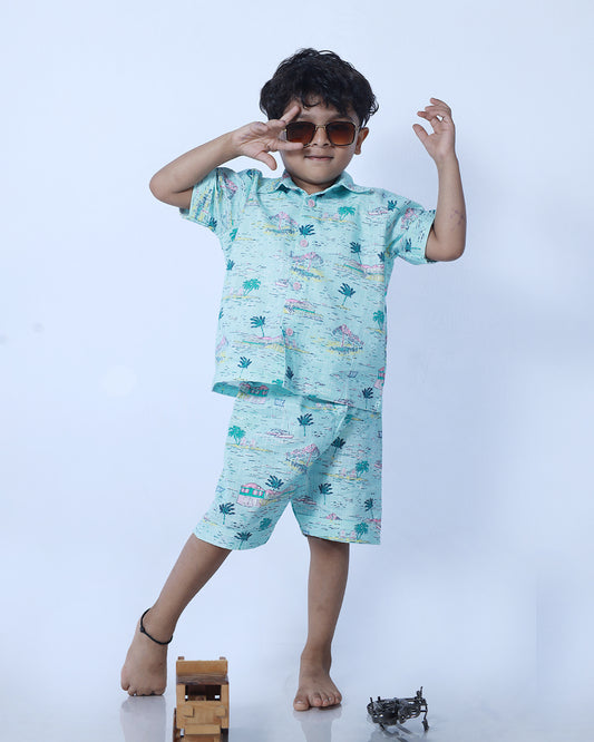 BEACH PRINT CO-ORD SET