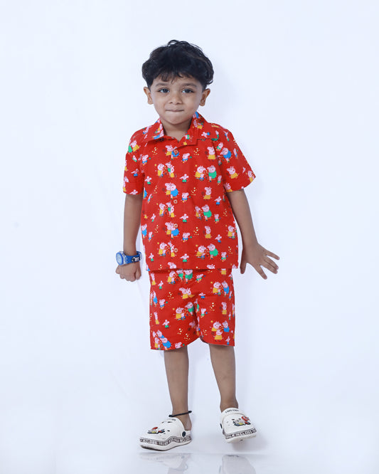 RED PEPPA PIG CO-ORD SET