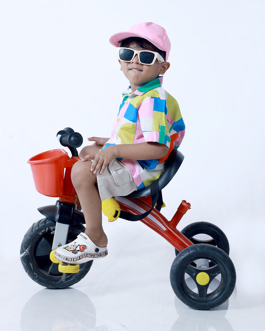 GEOMETRICAL PRINTED SHIRT