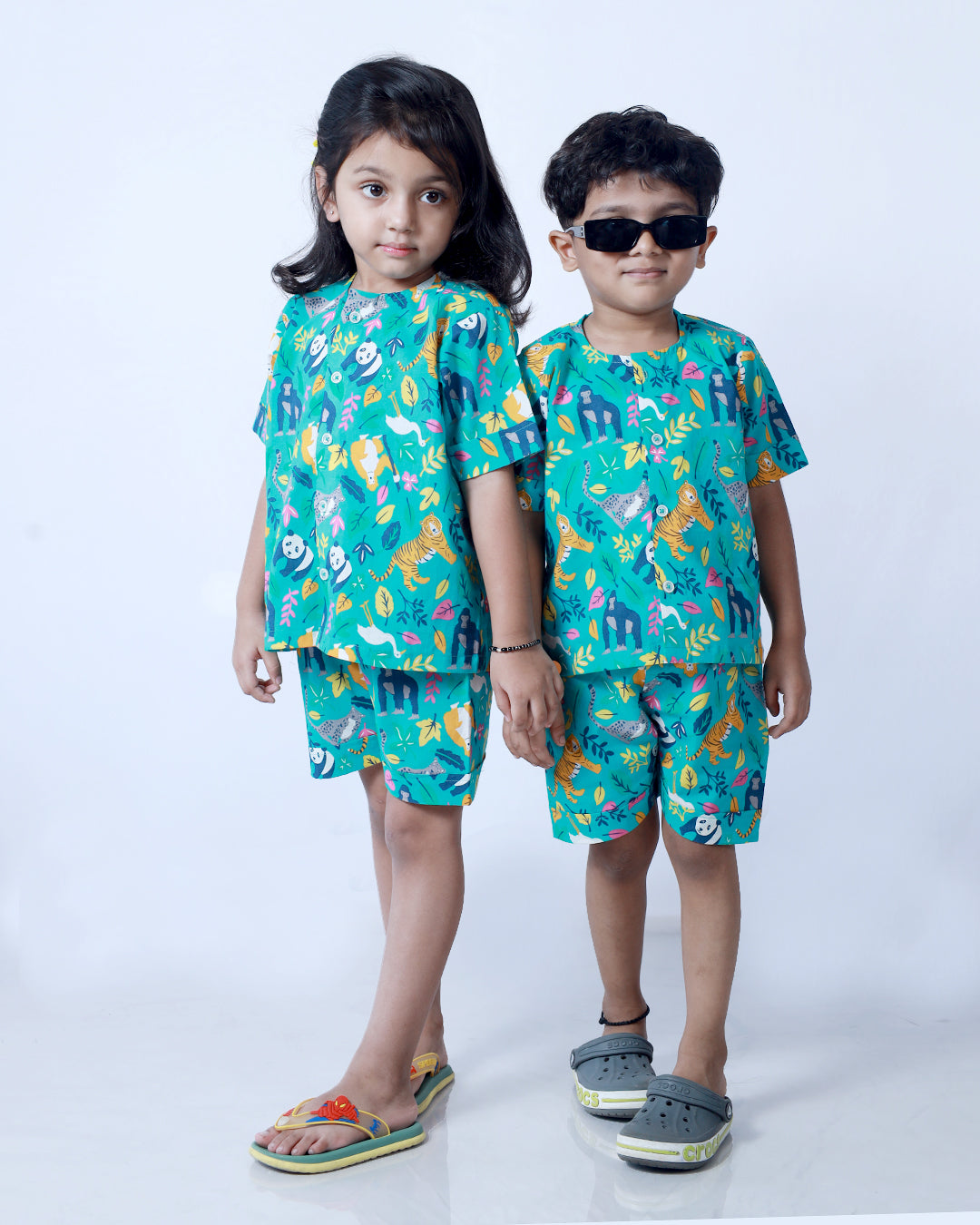SEA GREEN ANIMALS CO-ORD SET