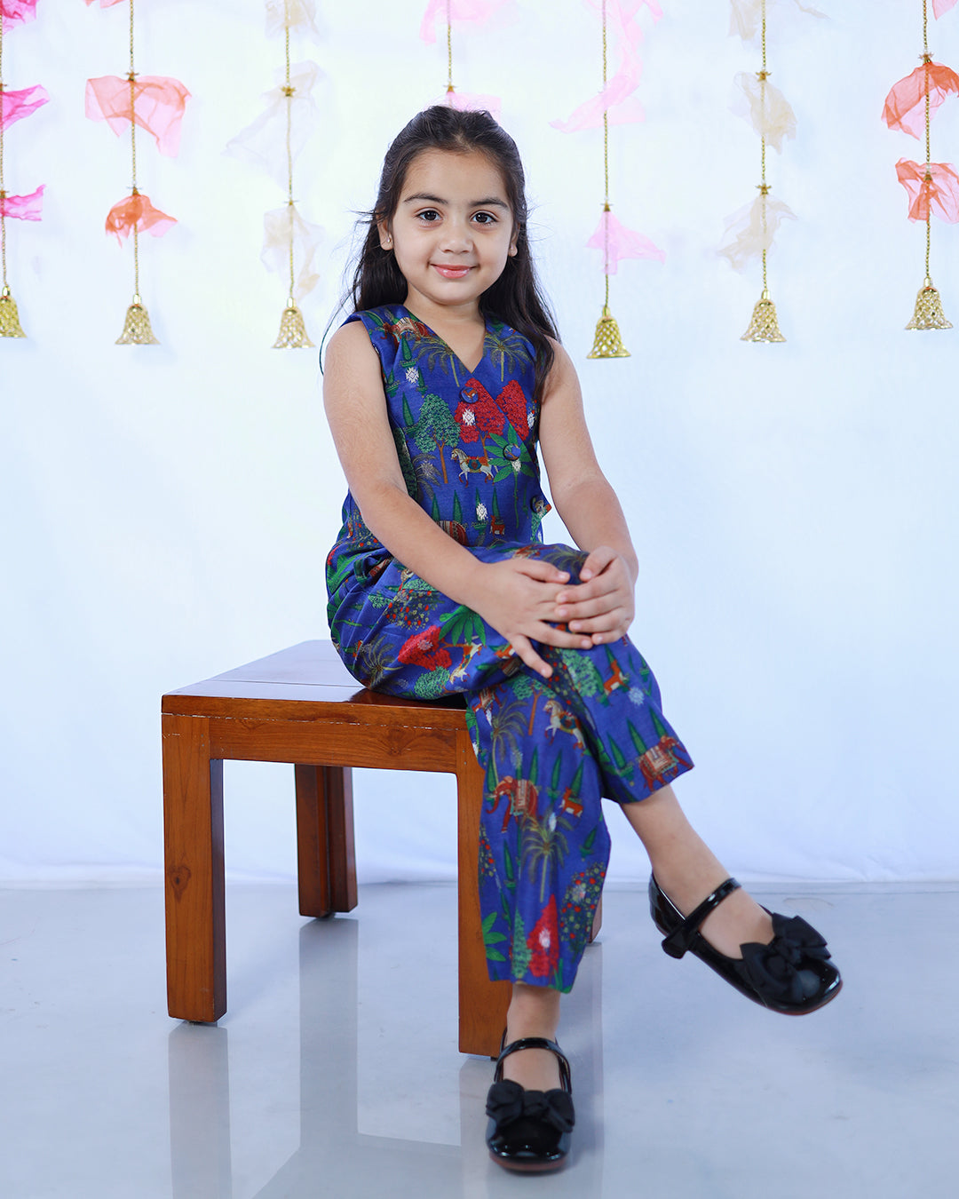 PURPLE ANIMAL PRINT VEST COAT PANTS