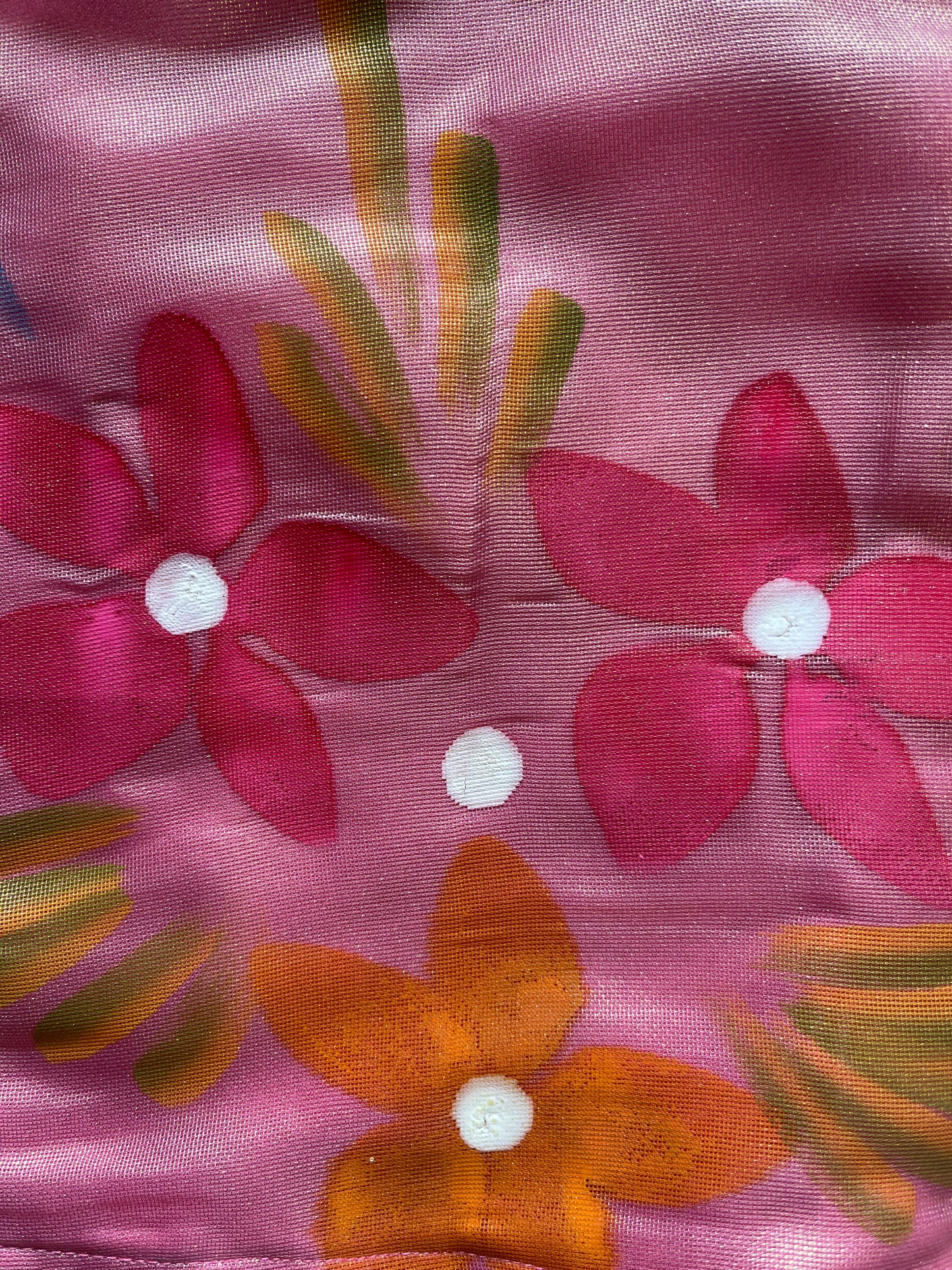 PEACH HAND-PAINTED CO-ORD SET