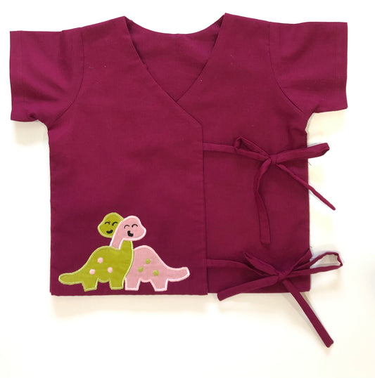 ANGRAKHA PATTERN EMBROIDERED JHABLA – NEW BORN