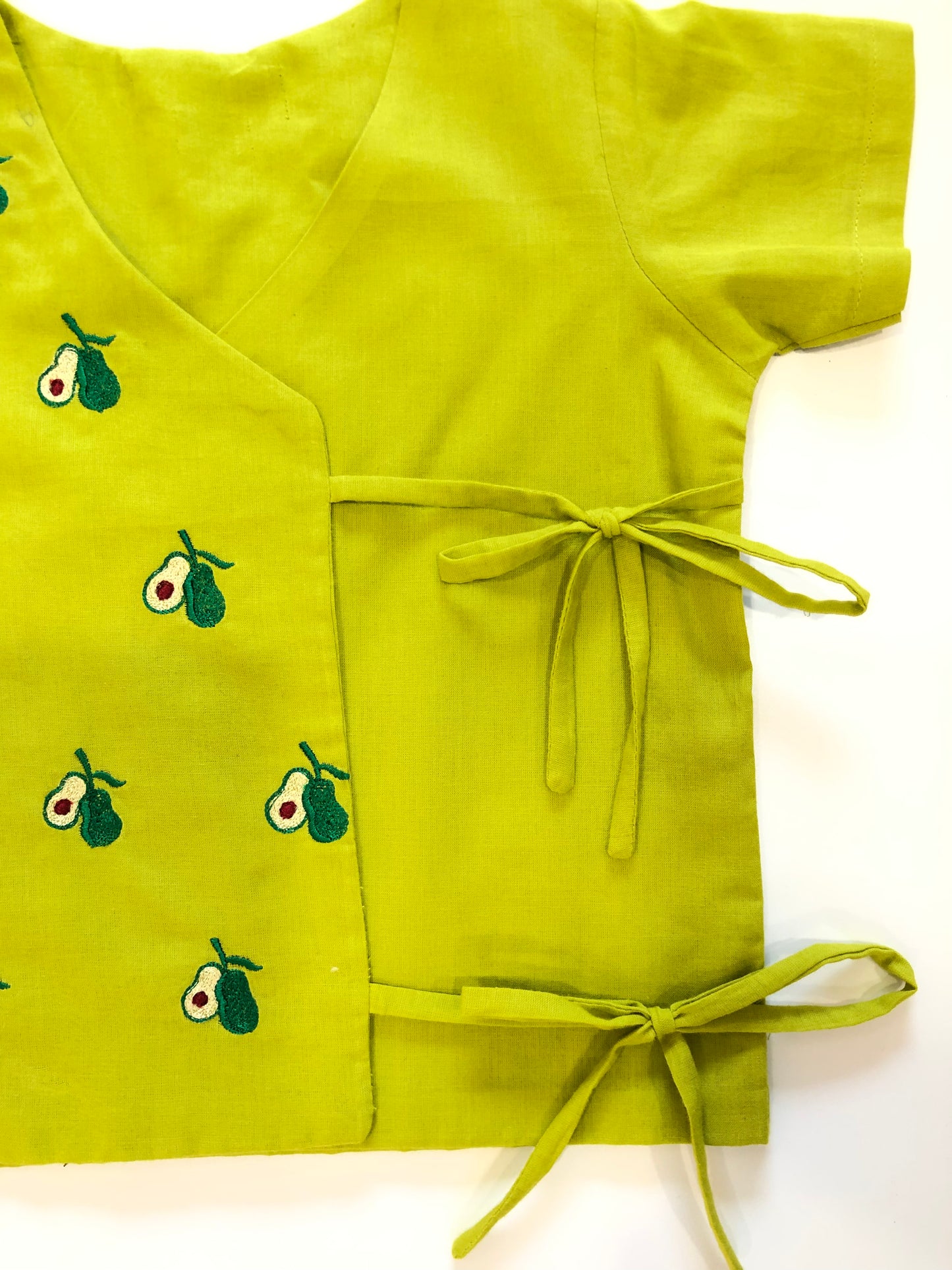ANGRAKHA PATTERN EMBROIDERED JHABLA – NEW BORN