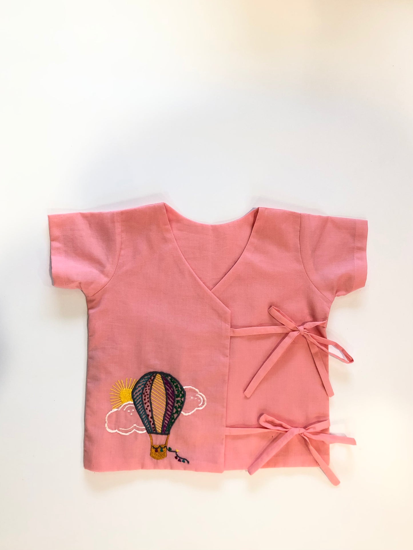 ANGRAKHA PATTERN EMBROIDERED JHABLA – NEW BORN