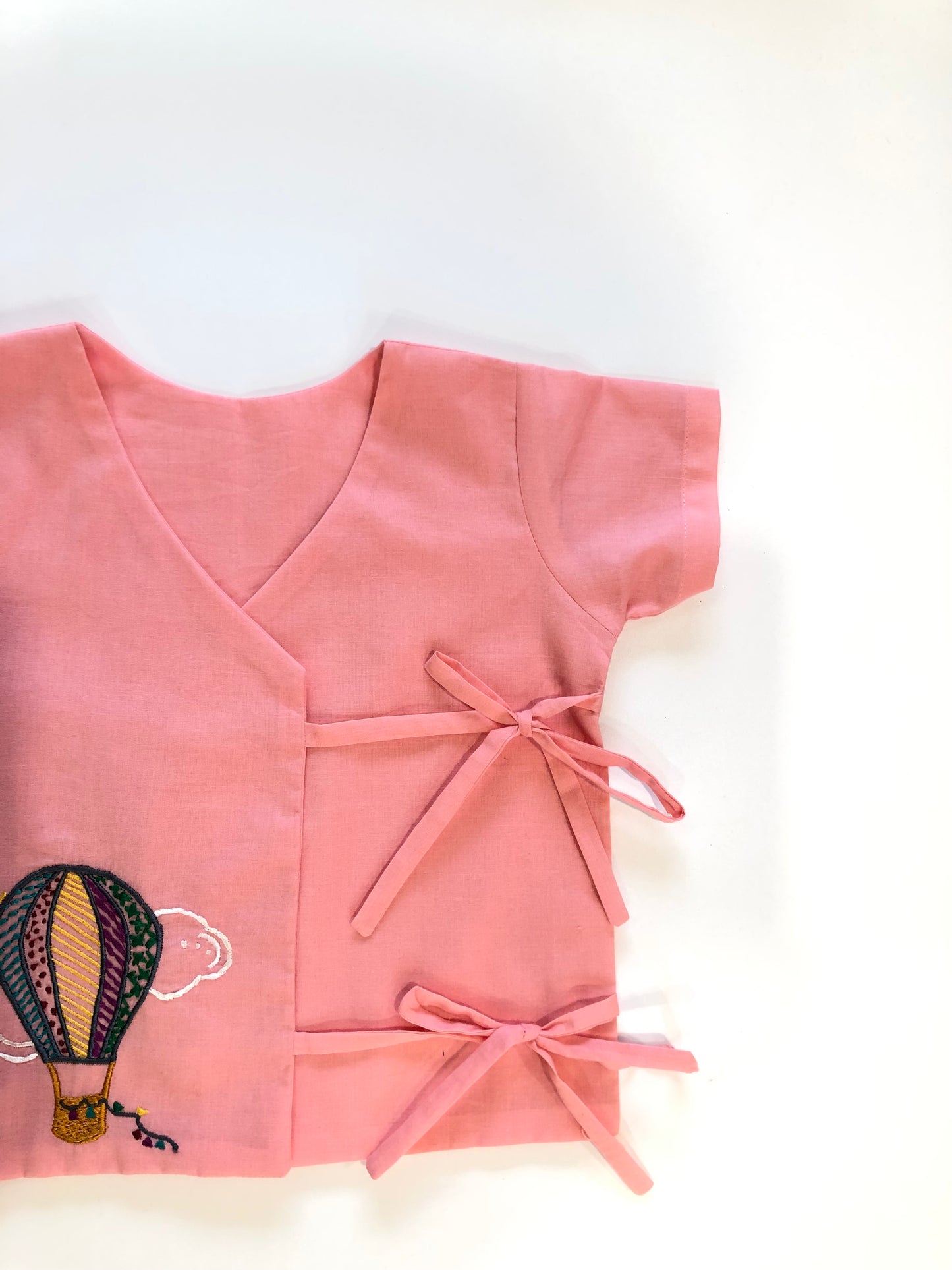 ANGRAKHA PATTERN EMBROIDERED JHABLA – NEW BORN