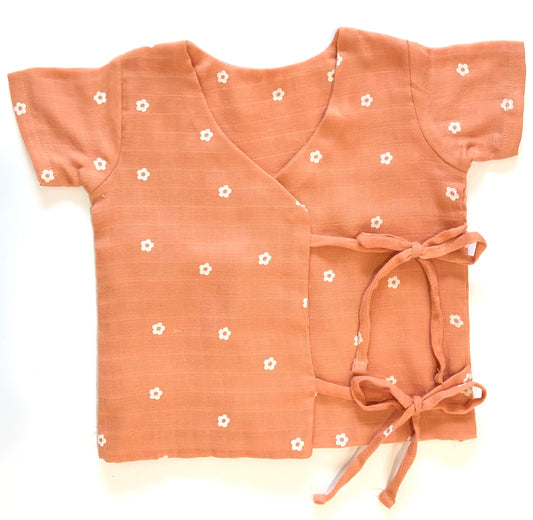 ANGRAKHA FLOWER PRINTED JHABLA – NEW BORN