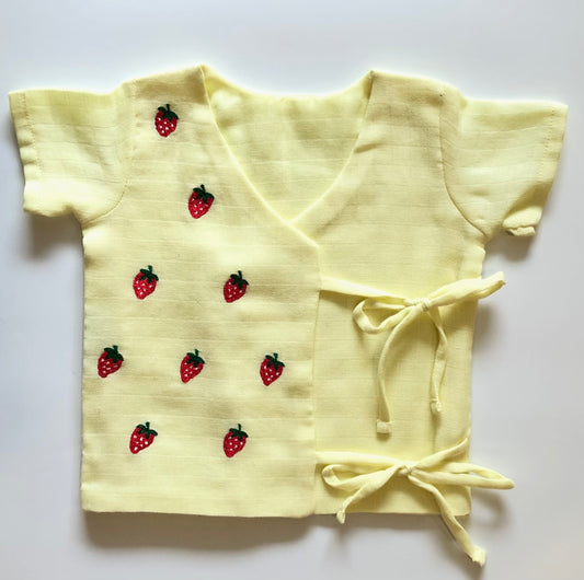 ANGRAKHA PATTERN EMBROIDERED JHABLA – NEW BORN