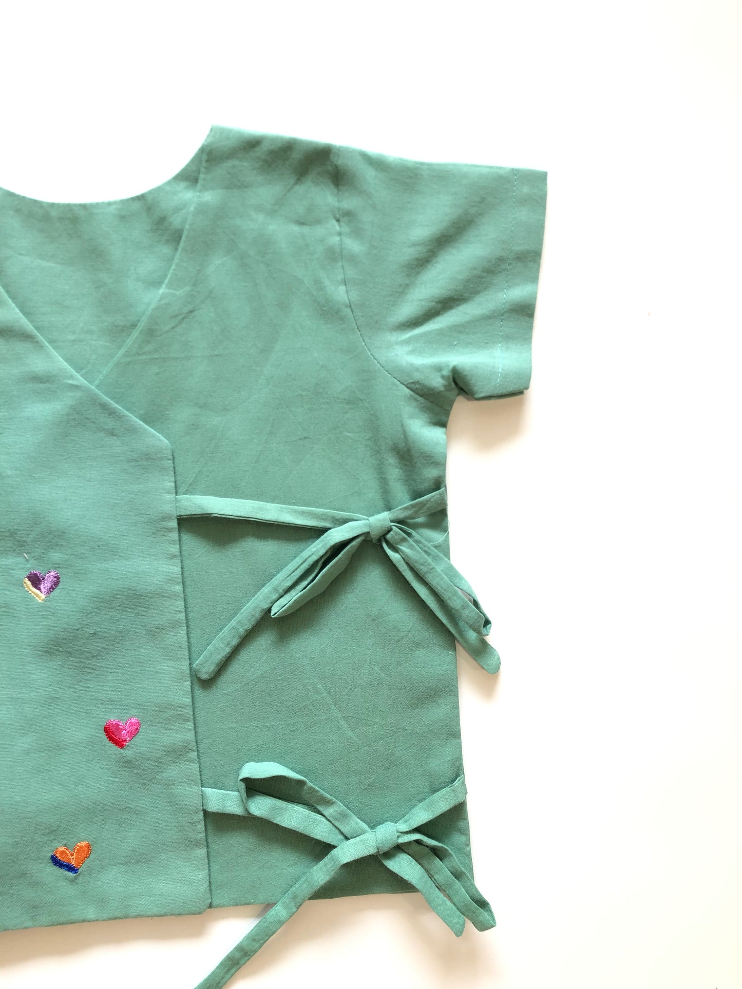 ANGRAKHA PATTERN EMBROIDERED JHABLA – NEW BORN