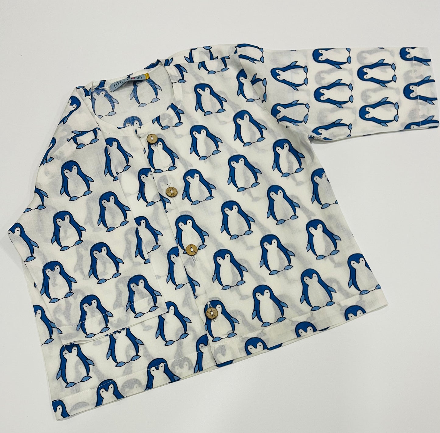 UNISEX COTTON CO-ORD SETS Print – Penguins