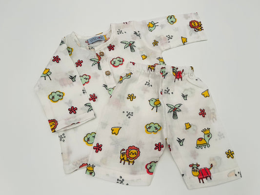 MUSLIN COORDSETS Print – Animal