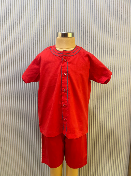 RED CO-ORD SET