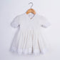 TEXTURED WHITE FROCK