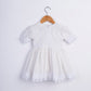 TEXTURED WHITE FROCK