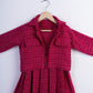 PINK TWEED FROCK AND JACKET SET