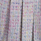WHITE TWEED JACKET AND SKIRT SET