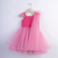 PINK TWRIL AND TRAIL FROCK