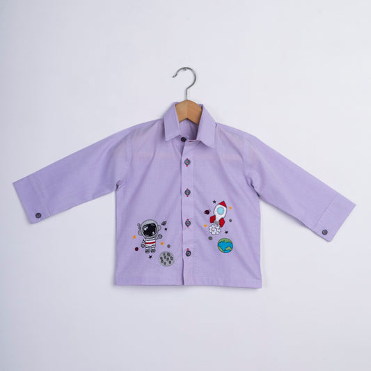 LILAC SPACE EXPLORER SHIRT