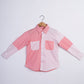 PEACH STRIPE FUSION SHIRT