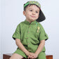 GREEN GIRAFFE COORD SET