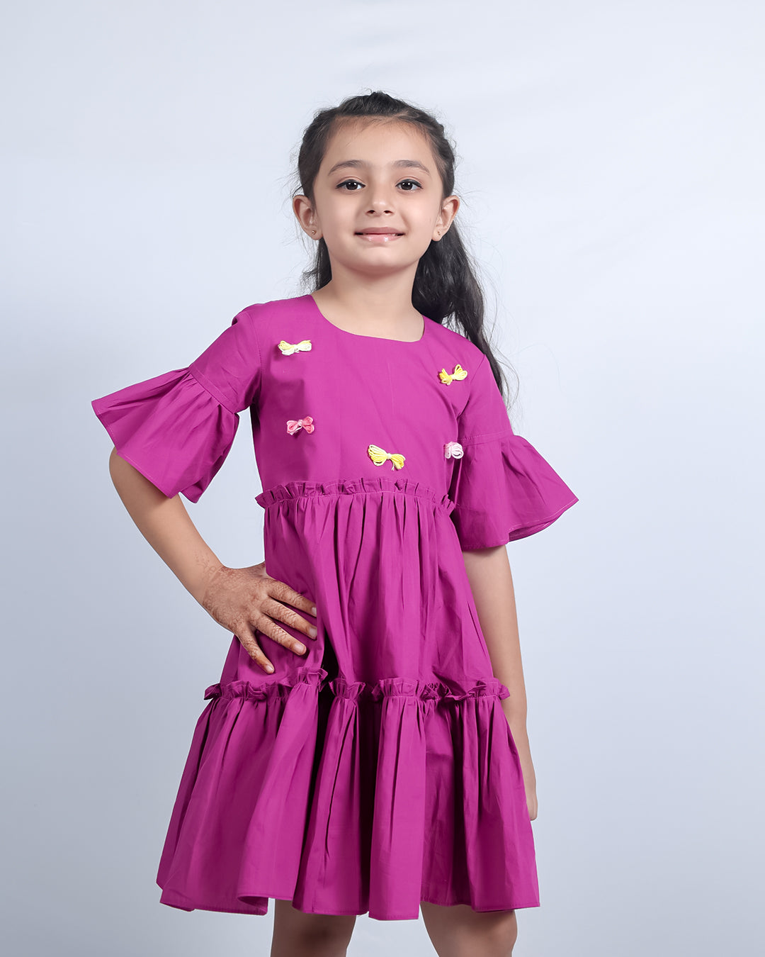 TWO TIER FLARE DRESS