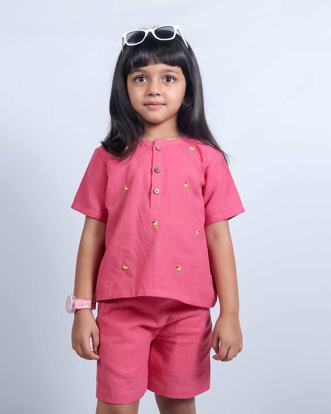 PEACH ICE CREAM CO-ORD SET