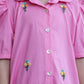 LIGHT PINK SHIRT DRESS
