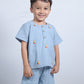 POWDER BLUE BOAT CO-ORD SET