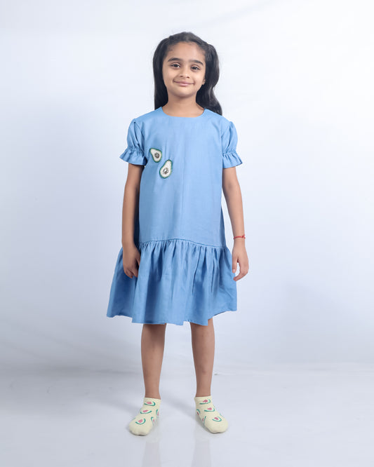 AVOCADO DENIM DRESS