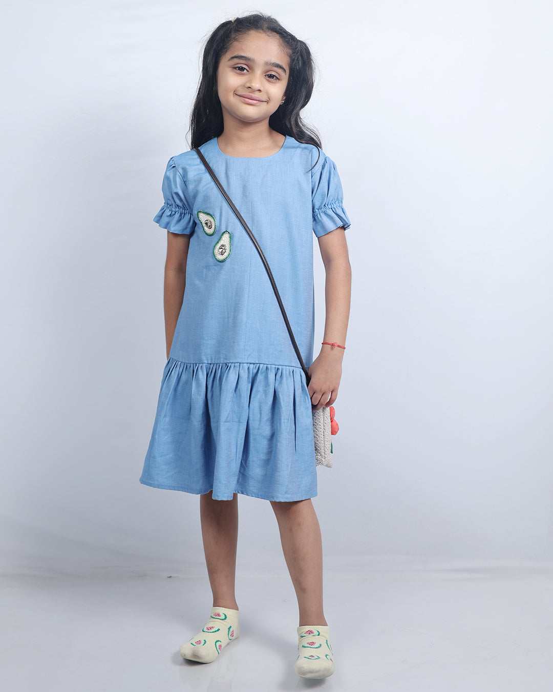 AVOCADO DENIM DRESS