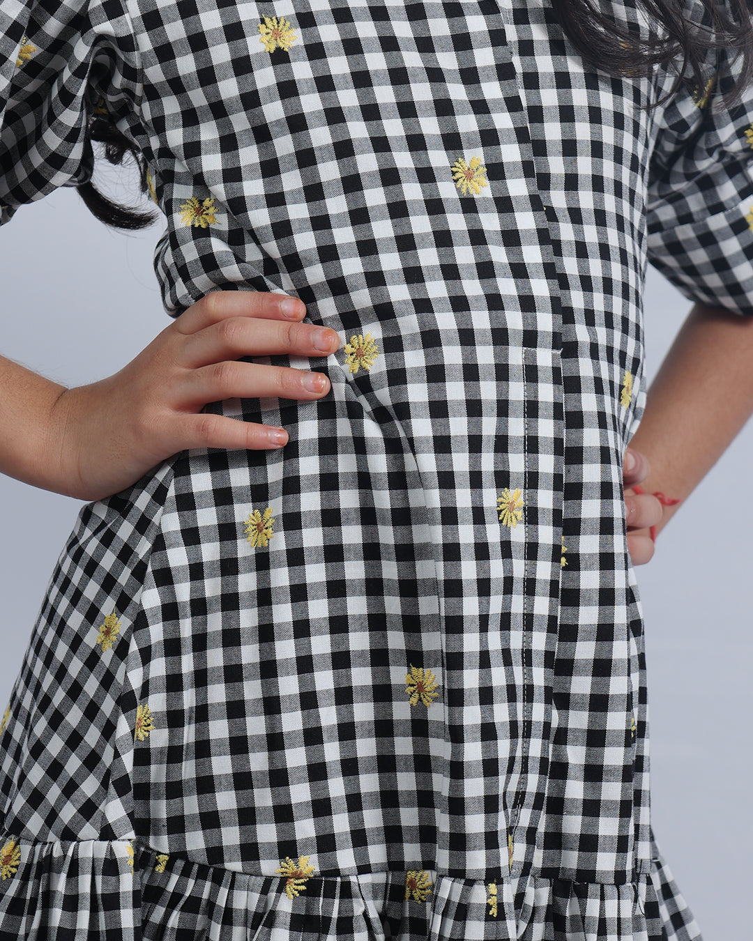 SUNNY CHECKS DRESS