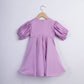 LILAC SPARKLE BOW DRESS