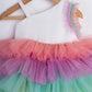 MULTICOLORED LAYERED FROCK