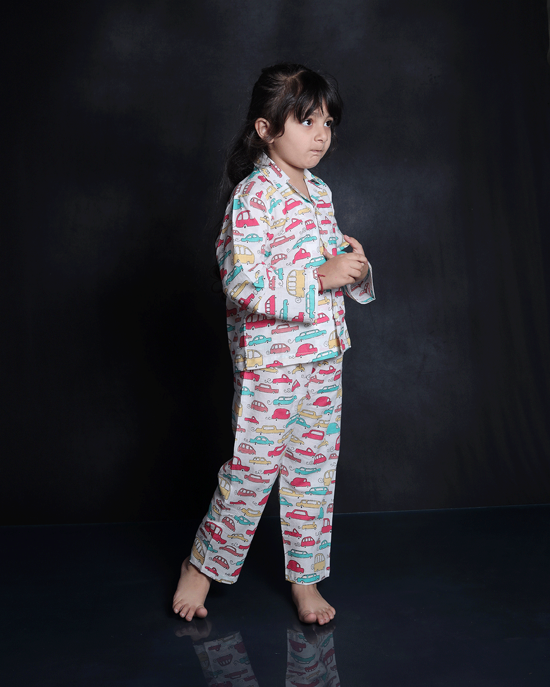 CARS PRINTED COTTON NIGHTSUIT