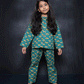 LEOPARD PRINTED COTTON NIGHTSUIT