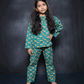 LEOPARD PRINTED COTTON NIGHTSUIT