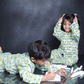 VINTAGE CAR PRINTED COTTON NIGHTSUIT